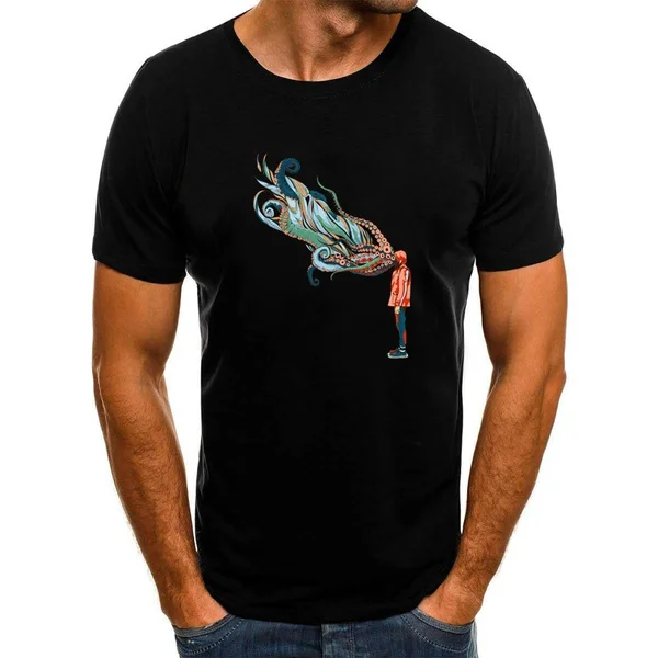 

Осьминог в me/Модная Летняя футболка с короткими рукавами, комплект для косплея Kagerou футболки для мужчин и женщин в стиле хип-хоп Футболка Swag ...