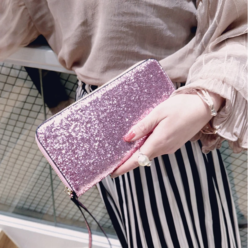 

Women's Wallet Purse Luxury Clutch Bag Wristlets Card Coin Bags Made Of Leather For Phone Female Handbags Clutch Bag For Phone