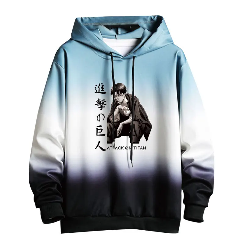 

Anime Hoodies Men/Women Attack On Titan 3D Printed Hooded Sweatshirt Harajuku Streetwear Pullover Unisex Hoodie Tops