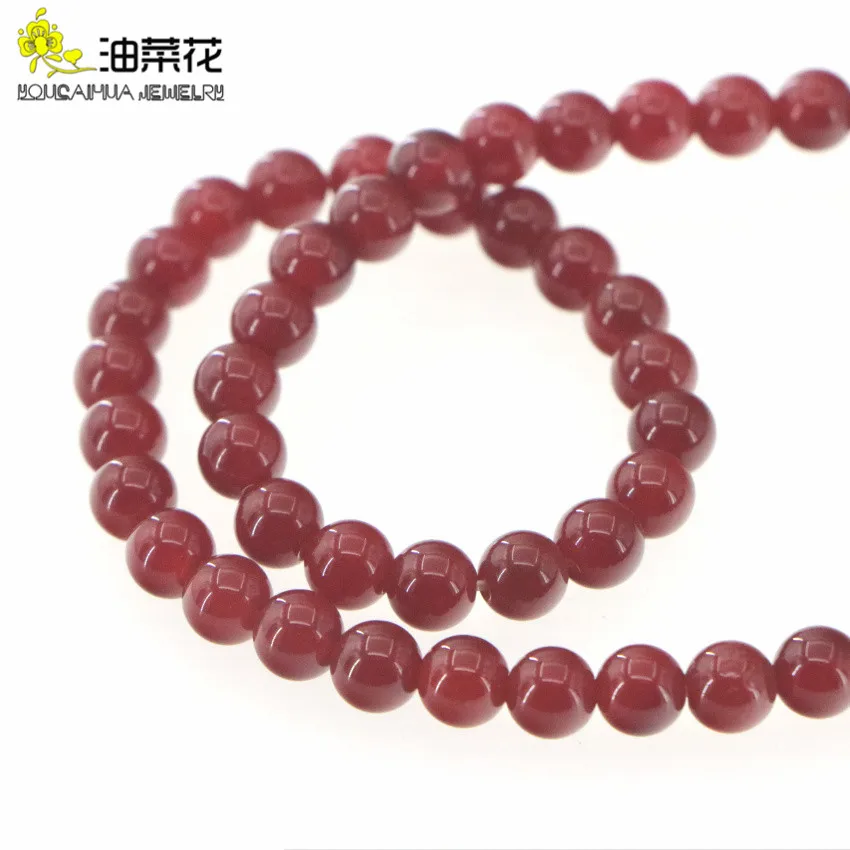 Натуральный камень 6 мм красный агат нефрит сделай сам круглые свободные бусины