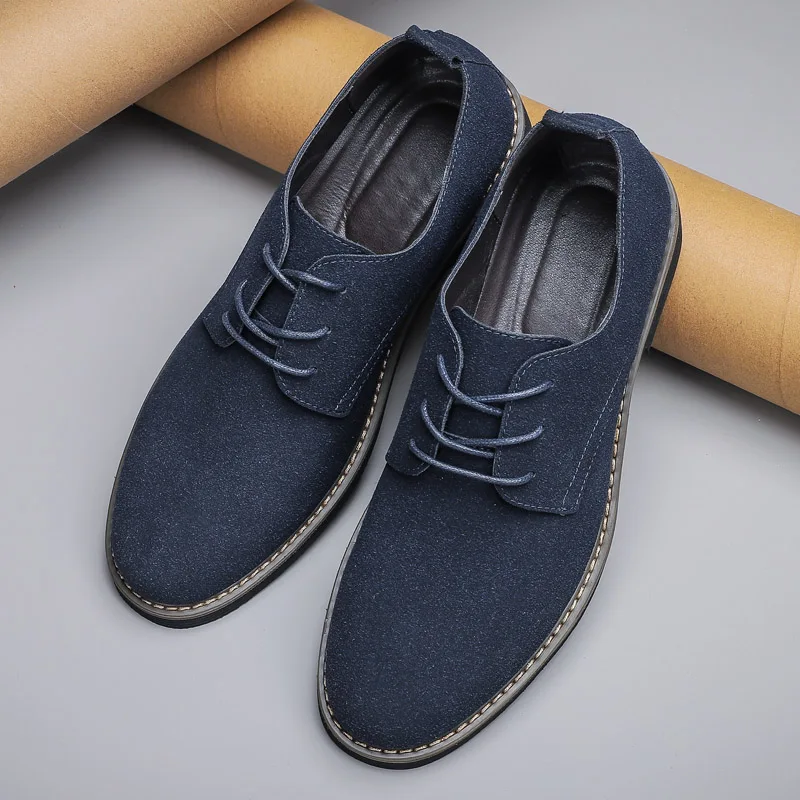 

Men Dress Shoes Fashion Men Oxford Leather Shoes Comfortable Lace-Up Formal Shoes For Men Leather Sneakers Male Flat Footwear