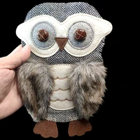 patches for clothing t shirt women 24cm 3d owl plush embroidery patch t shirt womens fashion strange things clothes stickers