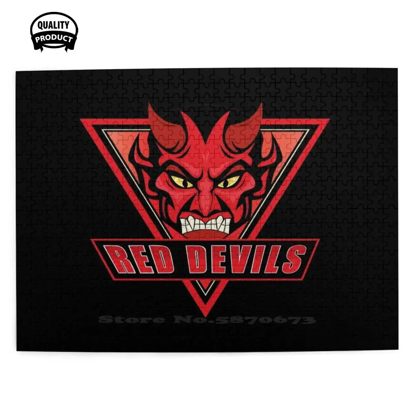 Игра-Головоломка Red Devils-Sal деревянные игрушки для сборки картин игры с логотипом
