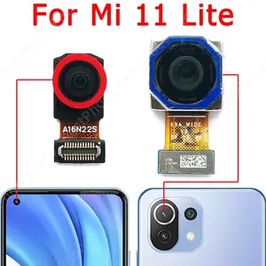 For Xiaomi Mi 11 Lite Back Front Backside Camera Frontal Small Selfie Facing Rear Original Camera Mo in India