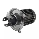 H6 BA20D H4 светодиодная фасветильник для мотоцикла с линзами двухцветная противотуманная фара HiLo светодиодные линзы h4