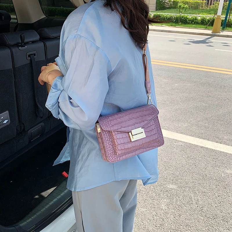 

Designer Ladies Pu Leather Small Shoulder Bag High Quality Crossbody Bags for Women Fashion Female Handbags Messenger Bags New