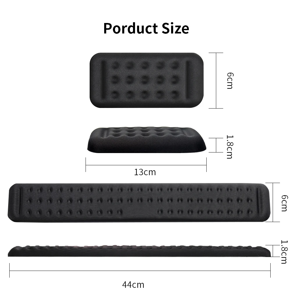 

Keyboard and Mouse Wrist Rest Ergonomic Memory Foam Hand Palm Rest Support for Typing and Gaming Wrist Pain Relief and Repair