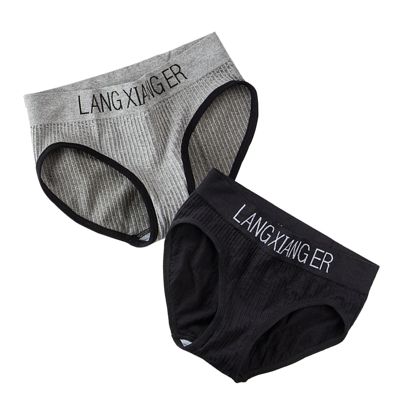 Комплект женского нижнего белья из хлопка бесшовный спортивный бюстгальтер с