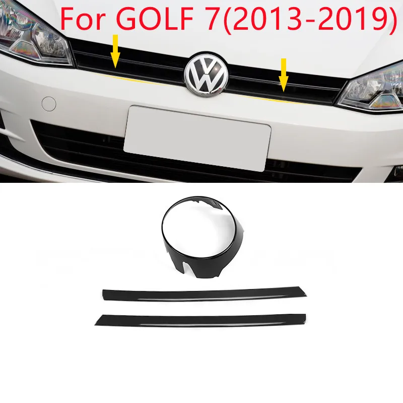 

For Golf 7 MK7 ABS decoration strip R GTI refitting special front bar body ACC strip car stickers car accessories