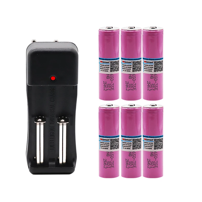 100% Новый оригинальный 35E 3 7 v 3500mah 18650 литиевая аккумуляторная батарея для