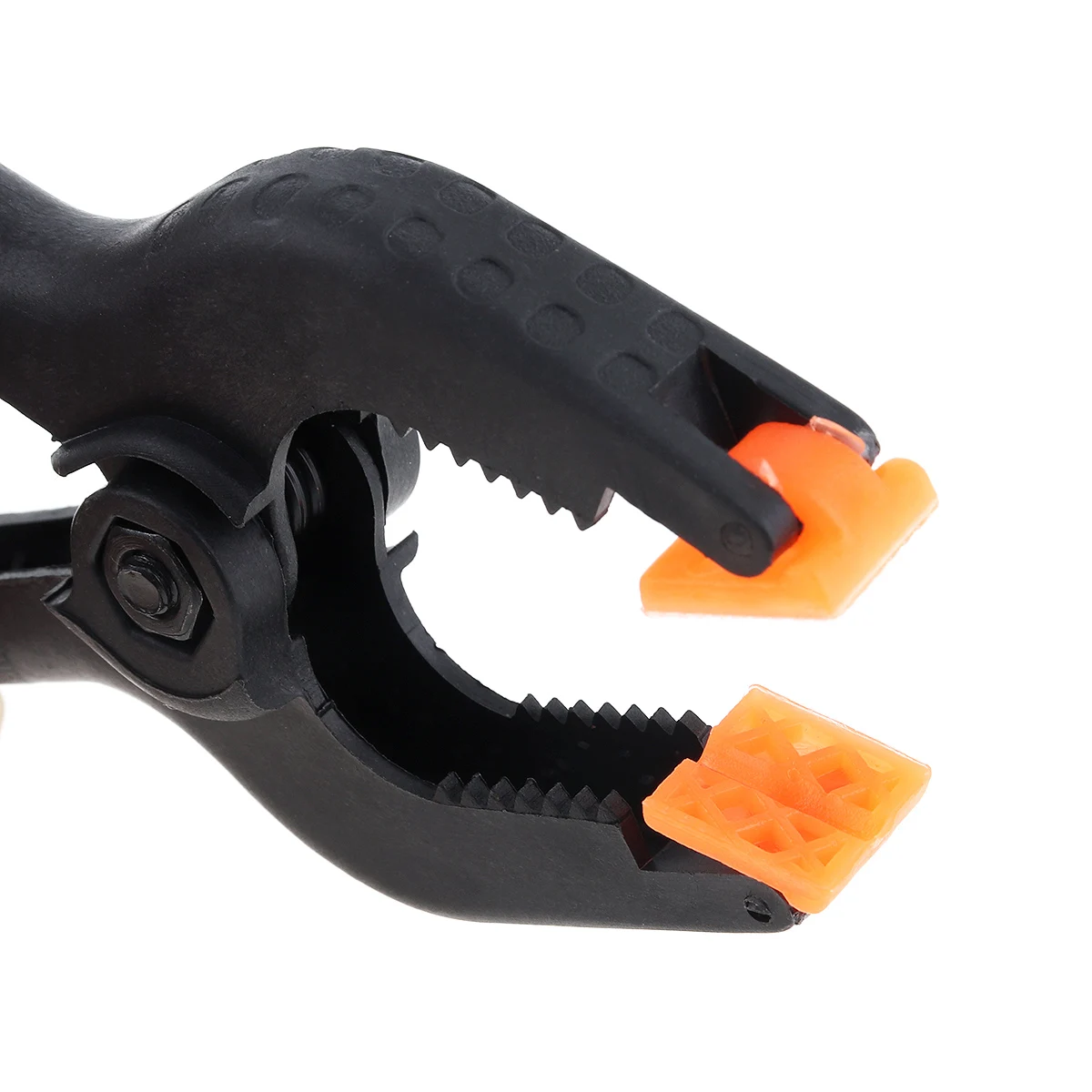 Фиксированный зажим из черного пластика и нейлона 3 дюйма с пружинными зажимами