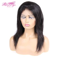 full lace wigs brazilian straight transparent lace wig 12 28 inch pre plucked natural hairline baby hair bleached knots