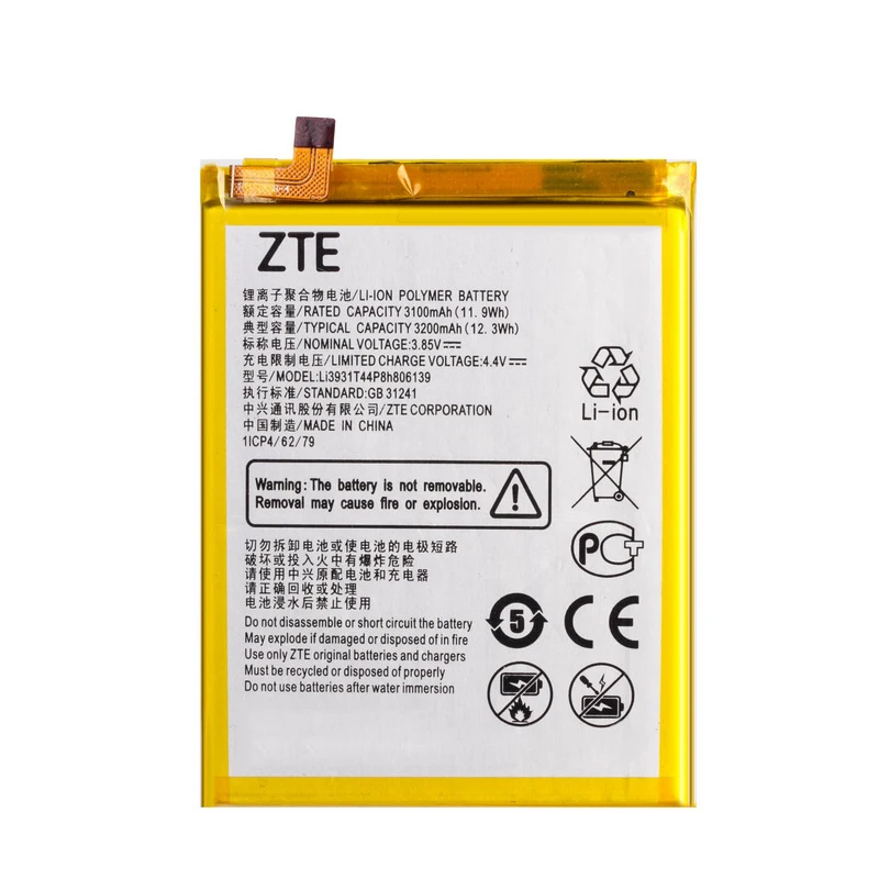 original 3200mah li3931t44p8h806139 replacement mobile phone battery for zte blade v9 v10 v9vita v10vita a7 vita a4 a5 2020 free global shipping