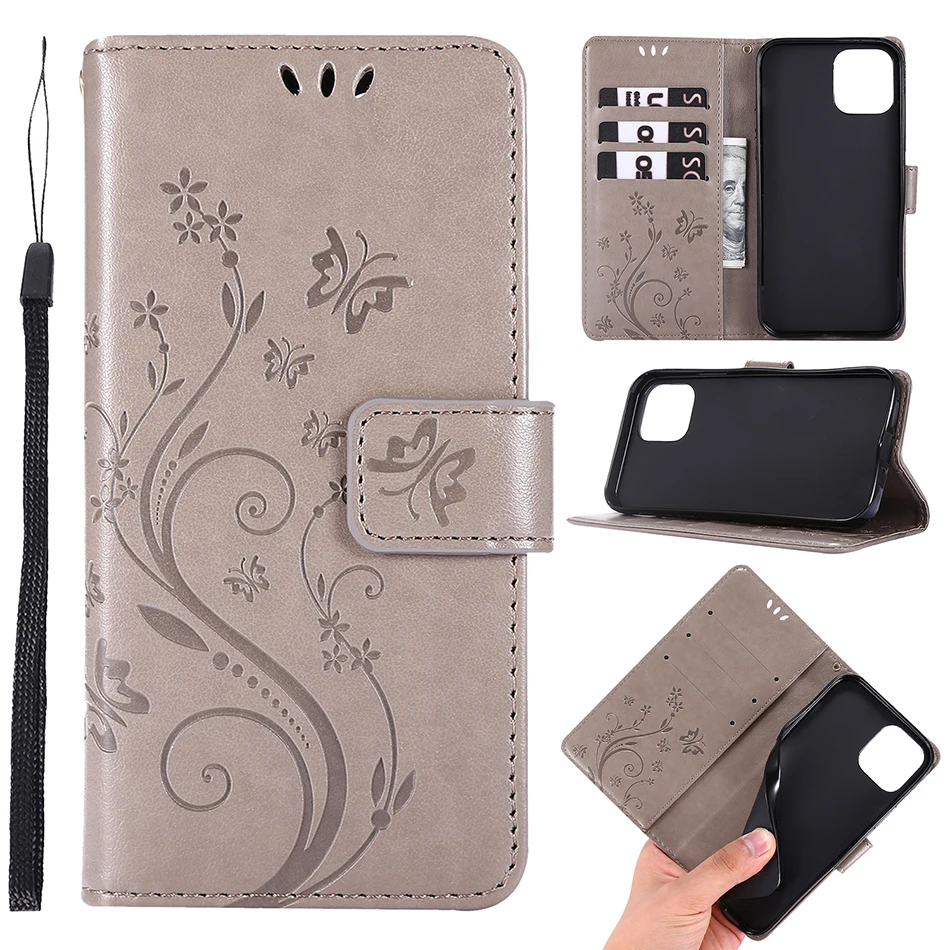 Чехол-книжка с отделением для карт iPhone 13 mini 12 iPhone11 Pro Max XR XS X 10 7 8 6 6S Plus чехол Samsung A41