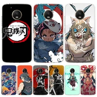 Anime Demon Slayer Kimetsu Yaiba Phone Case for Motorola Moto G30 Power Plus Play One Action Macro Shell
