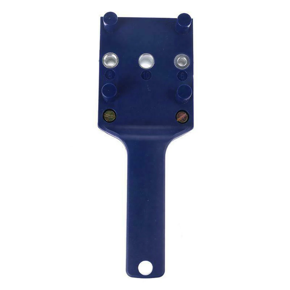 

Handheld Wood Drilling Doweling Jig Drill Guide Hole Saw Plastic + metal