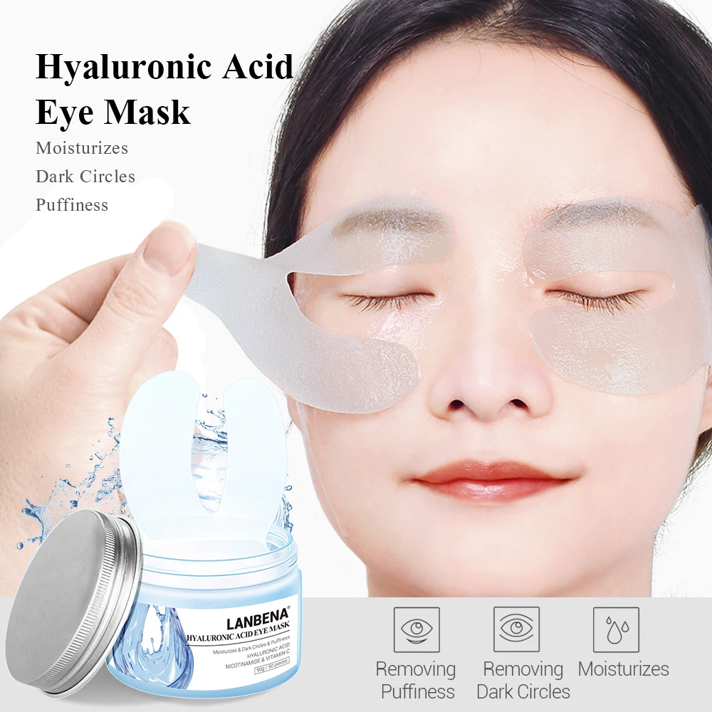 50pcs/box LANBENA Retino acid eye mask soothing and tightening reducing black circles moisturizing anti aging patch LB001 | Красота и