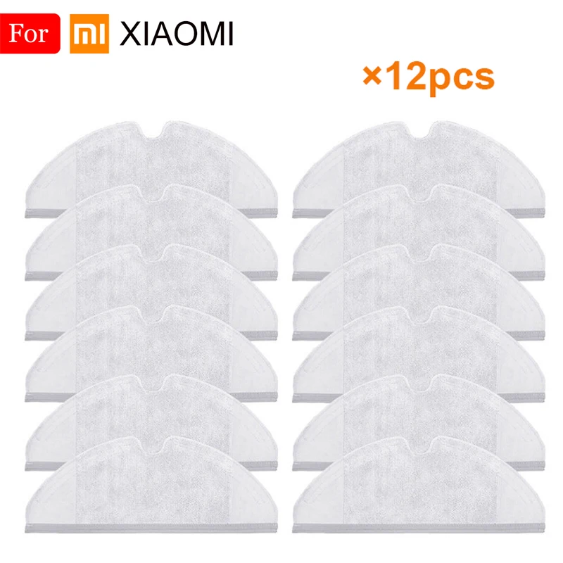 12 шт. сухая влажная Швабра чистящая ткань аксессуары для Xiaomi Mijia Roborock S50 S51 пылесос робот уборка запасные части