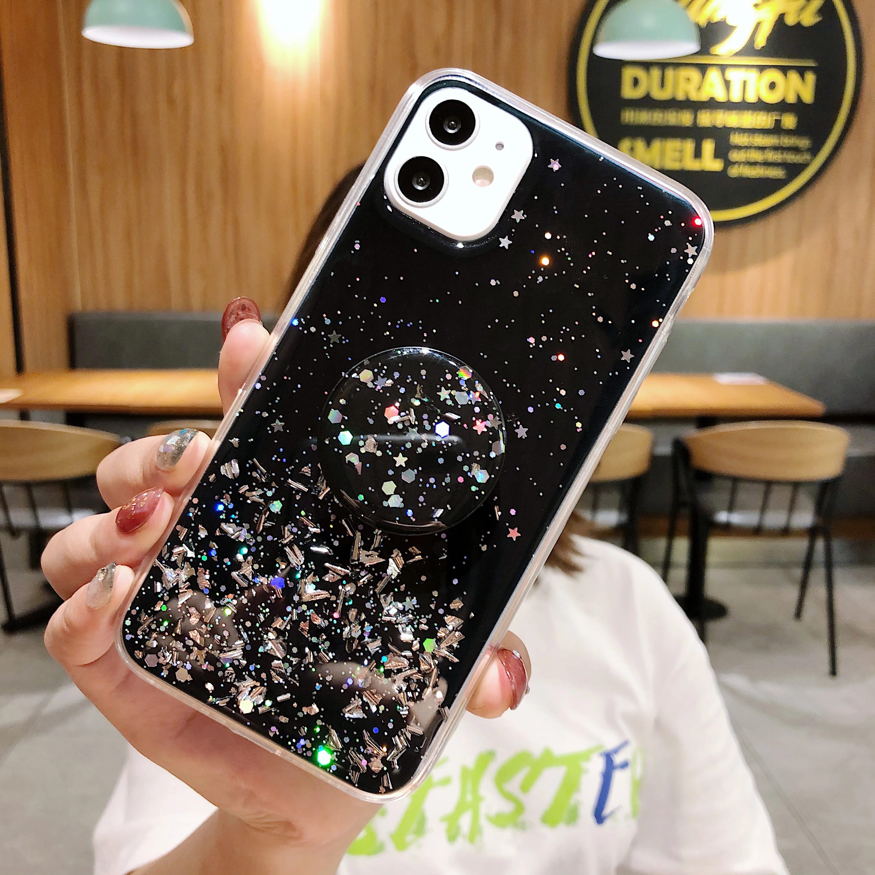 ALLCHW Blingbling блестящий чехол для телефона Samsung S20Plus S10 Note10 A50 A71 A51 A10 S9 S8 TPU прозрачный