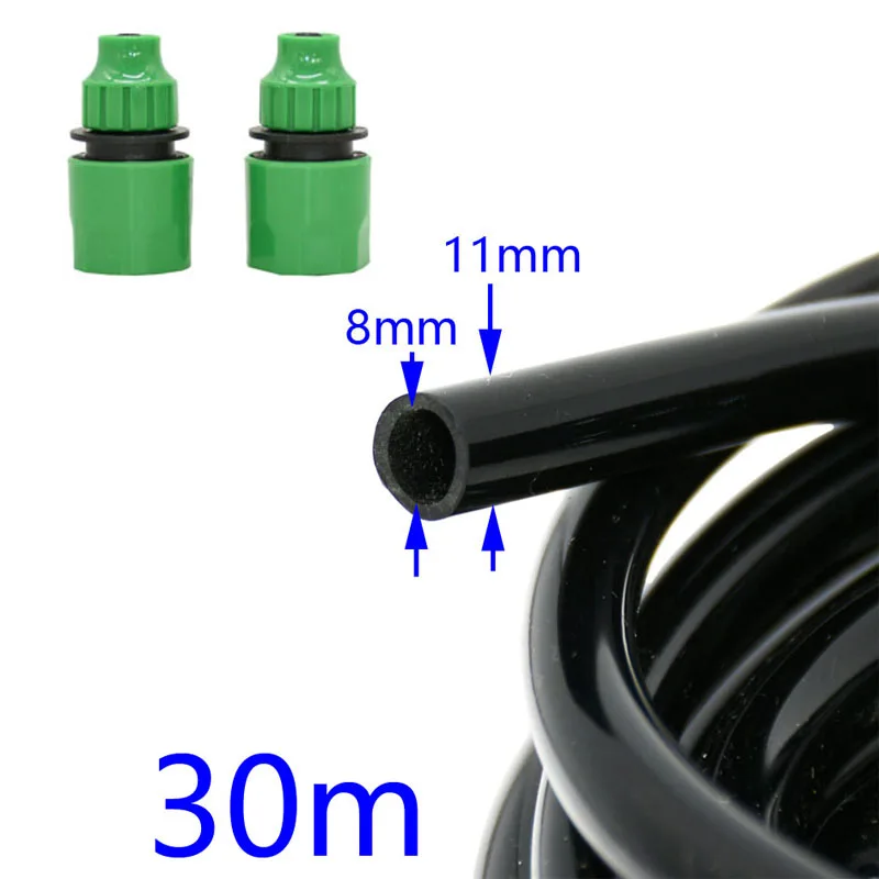 

Расширяемый садовый шланг XGYN 3/8", черный, 10/20/30 м