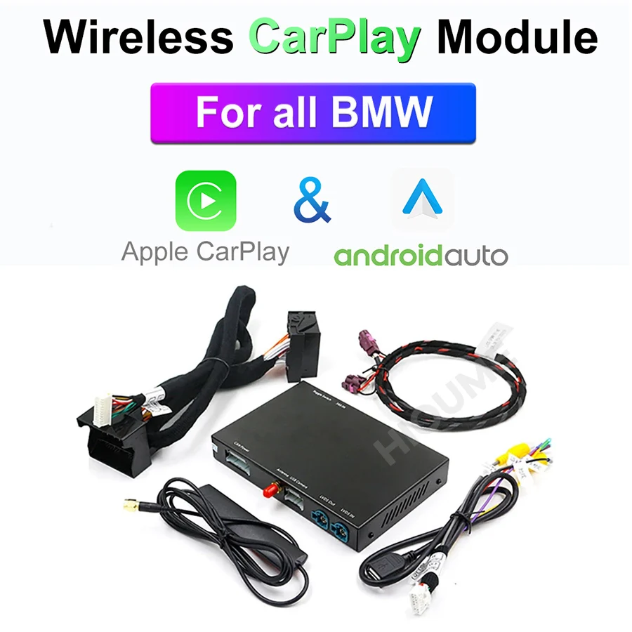 Беспроводной модуль Apple Carplay для BMW 1 2 3 4 5 6 7 серии X1 X3 X4 X5 EVO NBT CIC Android автомобильный