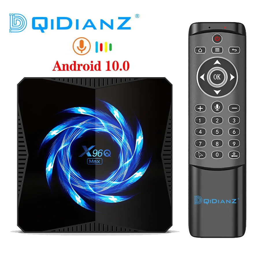 Новинка X96Q MAX Smart TV Box Android 10 Allwinner H616 4 ГБ 32 64 Гб 2 4G 5G WiFi Bluetooth 4K медиаплеер