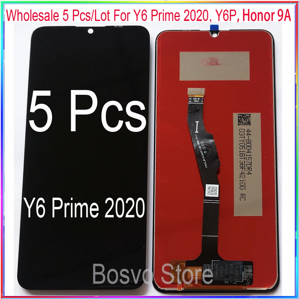 

Оптовая продажа 5 шт./лот для Huawei Y6 Prime 2020 ЖК-дисплей с сенсорным дигитайзером в сборе для huawei Y6P