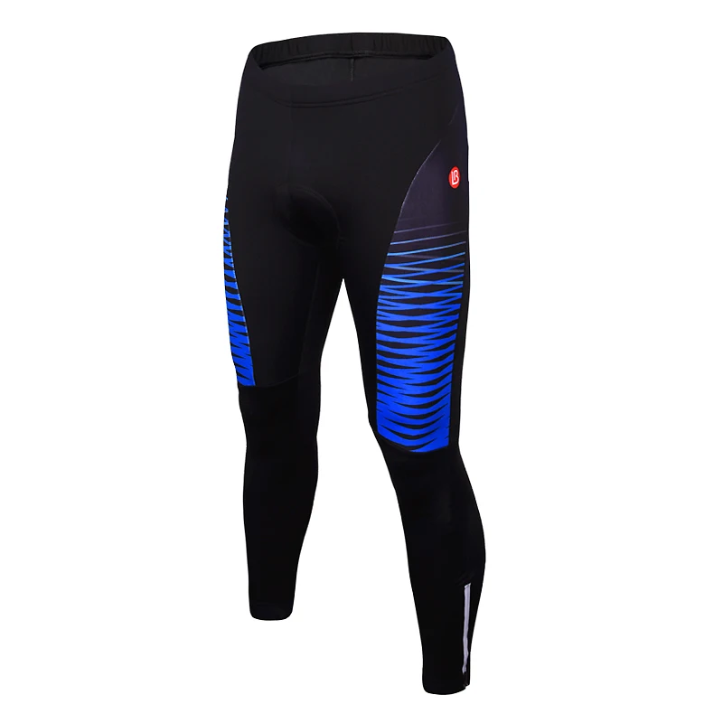 Зимние теплые флисовые велосипедные штаны для мужчин колготки Длинные