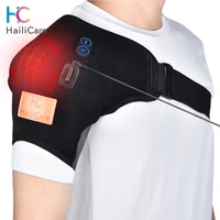 3 levels heating vibration shoulder massager support brace heated physiotherapy therapy pain relief health care support brace