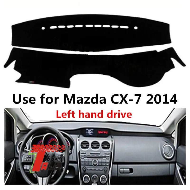 

Taijs 3 Colours Left Hand Drive High Polyester Material Fashion Design Car Dashboard Cover Dash Mat for Mazda CX-7 2014 2015 MPV