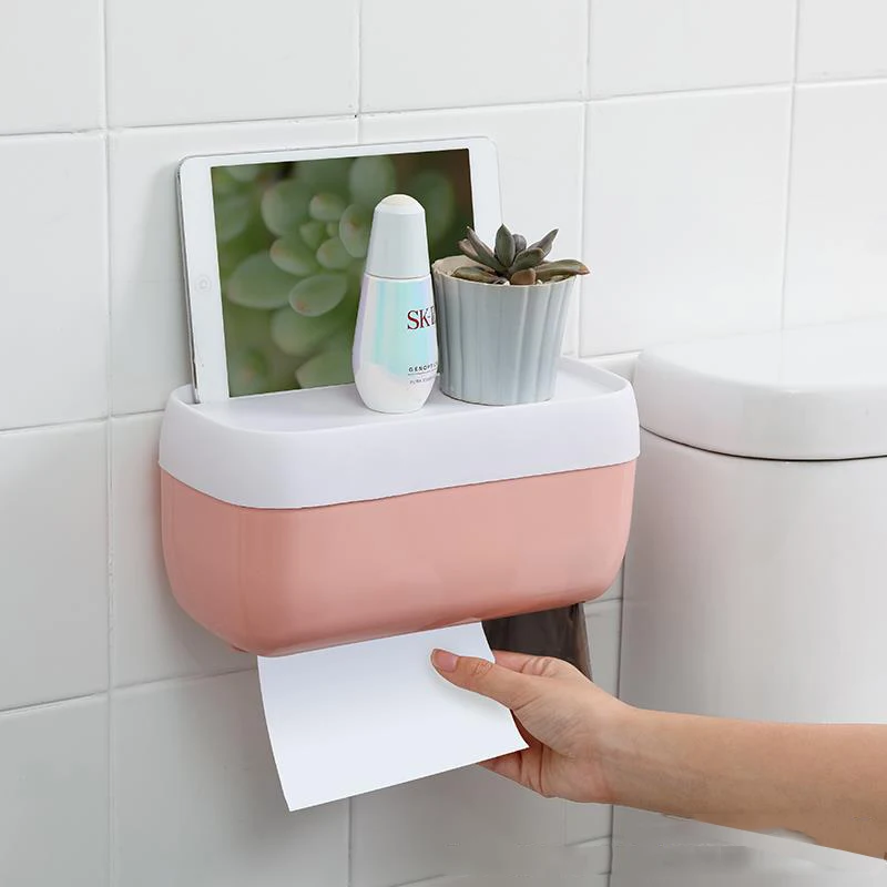 Водонепроницаемый держатель туалетной бумаги для ванной комнаты телефона в