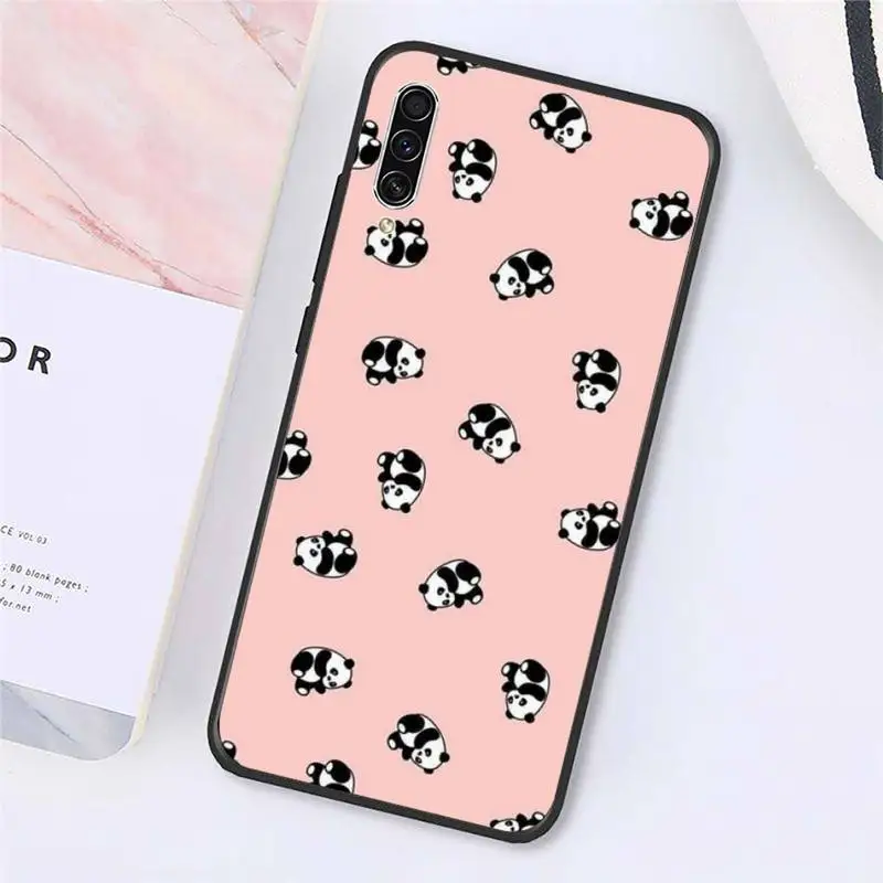 

Panda cute cartoon pattern Phone Case For Samsung galaxy S 9 10 20 A 10 21 30 31 40 50 51 71 s note 20 j 4 2018 plus