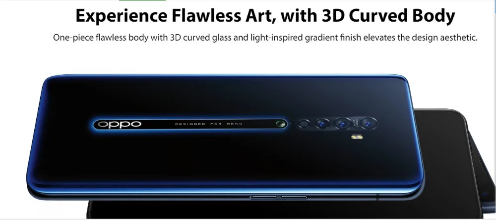 Oppo Reno 2 20x zoom Смартфон Snapdragon 730 6," AMOLED 48.0MP+ 16.0MP+ 13.0MP+ 8.0MP+ 2.0MP экран отпечатков пальцев VOOC 3,0 128GB