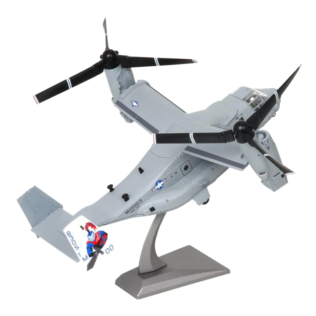 

Bell V-22 Rotorcraft Fighter Aircraft Model 1/72 Aolly Diecast Military Toy