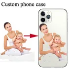 Мягкий силиконовый чехол для телефона из ТПУ с индивидуальным фото для iPhone 5 5S SE 6 6S 13 7 8 Plus X XS XR 11 12 Mini Pro Max