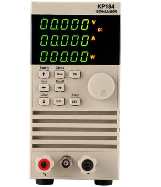 

Новинка, электронный тестер грузоподъемности аккумулятора KP184, RS485/232, 400 Вт, 150 в, 40 А, 220 В переменного тока, анализатор нагрузки аккумулятора, ...