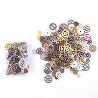 90g 12 15mm about 30 50pcs mix styles epoxy resin filling alloy metal steam punk steampunk gear diy jewelry making accessories