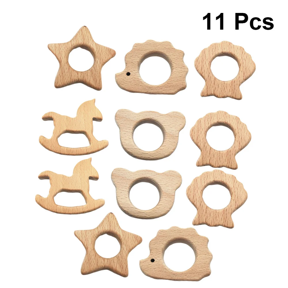 11 шт. детская деревянная игрушка из бука | Мать и ребенок