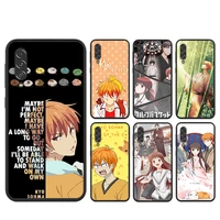 anime fruit basket silicone cover for samsung a90 a80 a70s a50s a40s a30s a20e a20s a10s a10e black soft tpu phone case