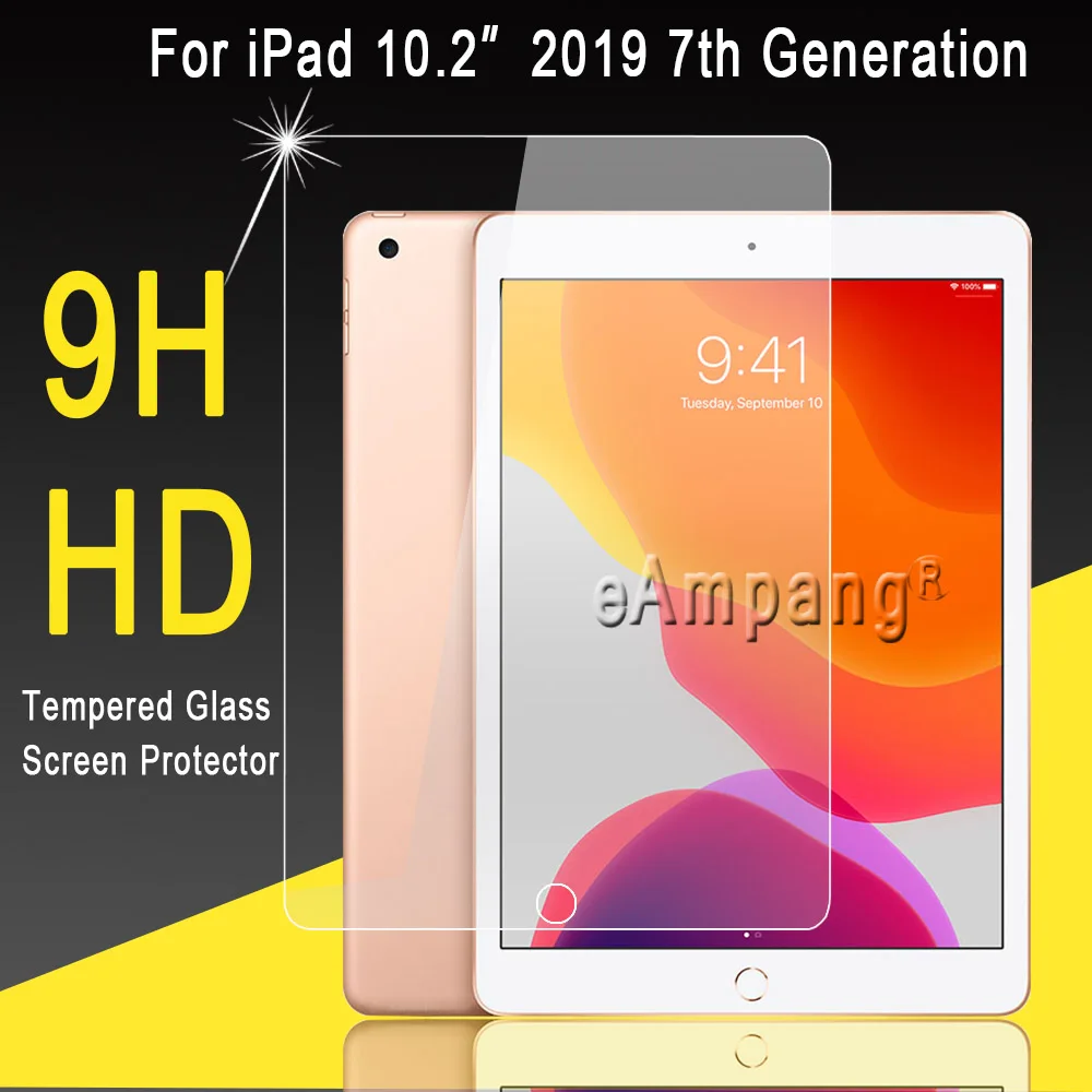 Закаленное Стекло-цифровой преобразователь для iPad 2/3/4 Air 1/Air 2/Pro 9,7 11 10,5 9,7 Pro 12,9 10,2 Мини-Платье на возраст 2, 3, 4, 5, Экран протектор - Цвет: For iPad 10.2 2019