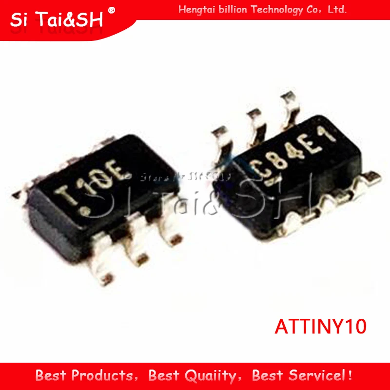 5 шт. ATTINY10-TSHR SOT23-6 ATTINY10 T10E SOT SMD 10-TSHR | Электронные компоненты и принадлежности