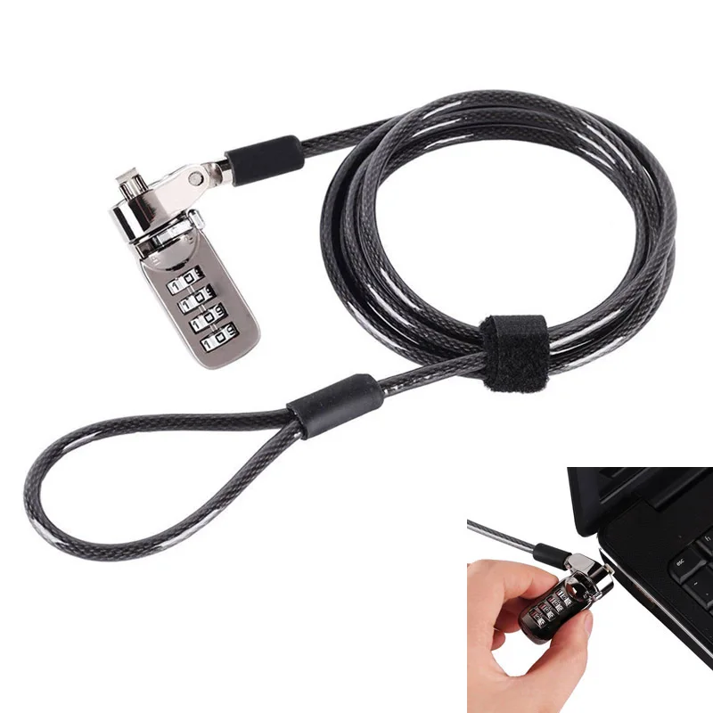 Anti-theft Laptop Security Code Lock Thick Cable Desktop Projector for Password Protection | Обустройство дома