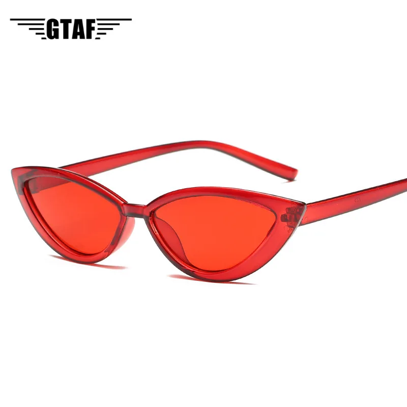 Женские Винтажные Солнцезащитные очки кошачий глаз 2020 черные модные брендовые