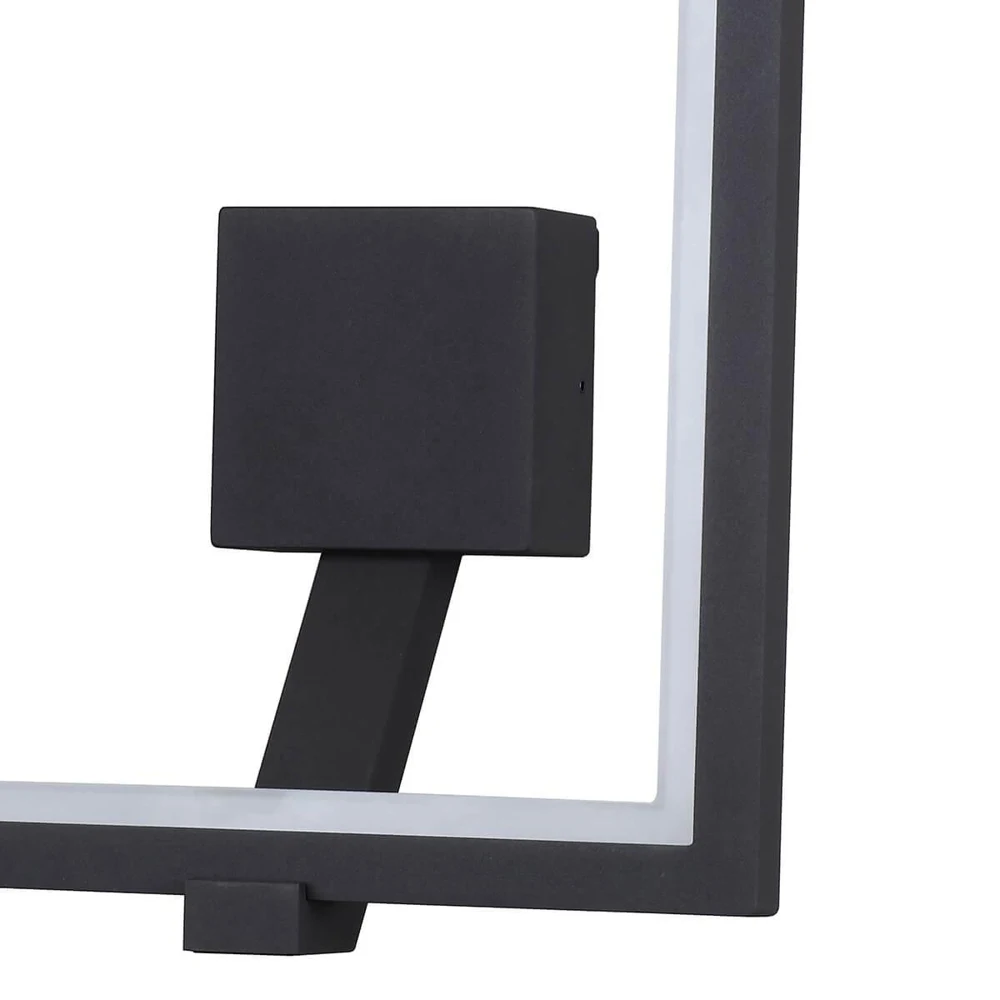 LED Wall Light Outdoor lamp Mantra Olimpia Rodas 6470 IP65 Plastic Dark gray Hi-tech lighting outside the home Lamps outdoor Lighting Lights Street
