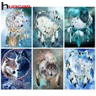 Huacan 5D Diy Алмазная вышивка продажи волк фотографии стразы набор для картин из алмазов Комплект Ловец снов мозаичное ремесло