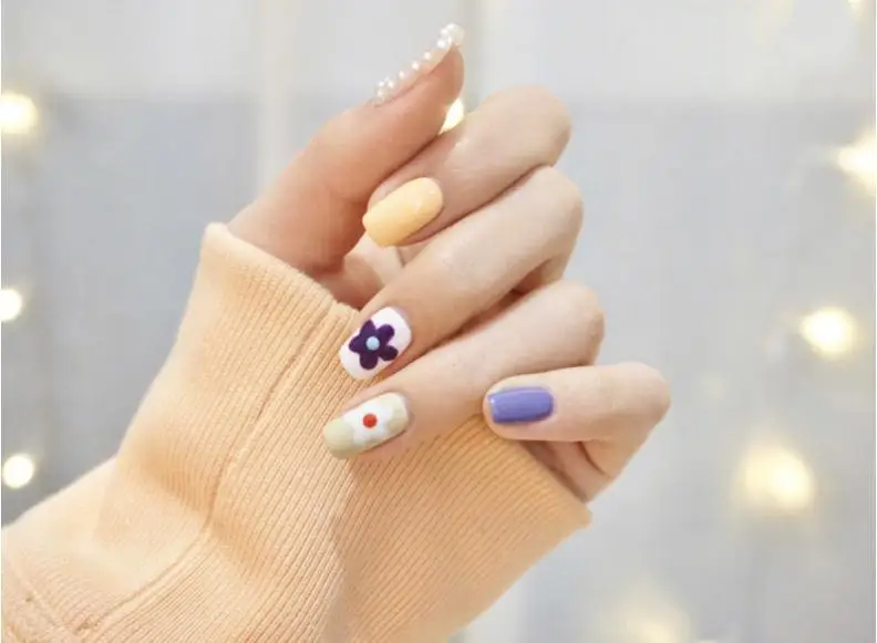 Весенне-летние серии наклеек для дизайна ногтей слайдер наклейки цветы фрукты