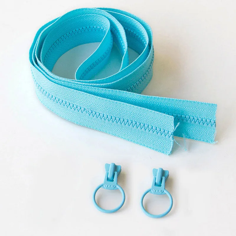 G 1 meter YKK 3# Resin Zipper Coil Zippers For Sewing Long Zipper DIY Bag zipppers Patchwork Accessories Ring - Цвет: G