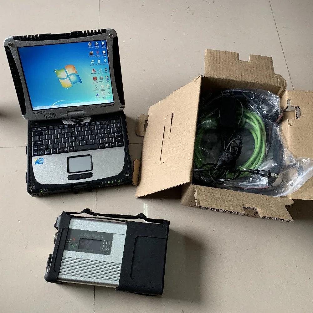 Mb Star C5 CF19 I5 4g Laptop Software 03/2022 Super Ssd Full Set Diagnostic Scan Tool for 12v 24v Ready to Work | Автомобили и