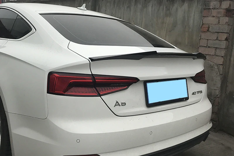 M4 Стиль углеродного волокна спойлер заднего багажника крыла Подходит для Audi A5 4