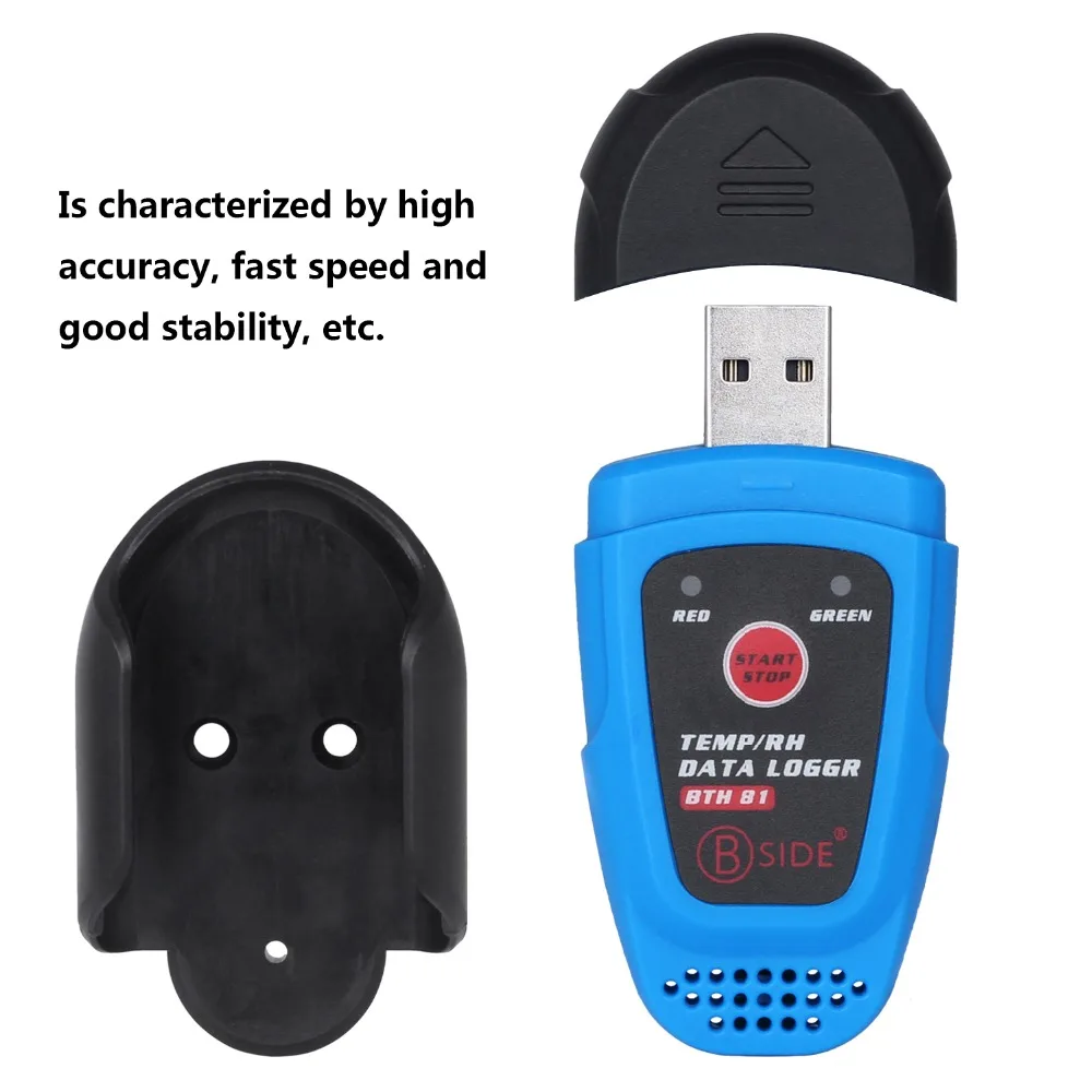 Intelligent Temperature Humidity data logger BSIDE BTH81 For cold chain drug storage USB automatic generation of reports | Инструменты